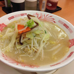 日高屋 - 野菜たっぷりタンメン、麺少なめ470円