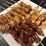 鳥光 - 料理写真:串焼き盛合わせ