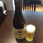 34626254 - 瓶ビール（500円）。