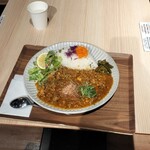 農珈屋 - 豚キーマカレー 粗挽き豚挽肉が美味い