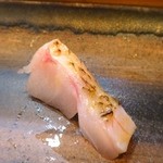 寿司栄 - のどぐろ（皮目を炙って）