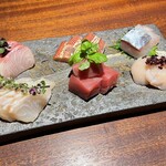 薄野 肉海鮮爐端 芯々 - お刺身３人盛