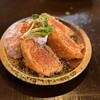 居酒屋燃えた うらめし屋 - サーモンレアカツ　980円