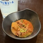 居酒屋燃えた うらめし屋 - お通し　取り分け