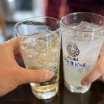 居酒屋燃えた うらめし屋 - 乾杯です。