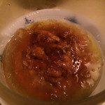 らんぷ亭 - カリフラワームースコンソメジュレ雲丹のせ