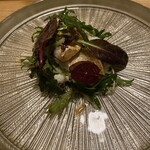 日本を食す 引算 - ノドグロを醤油のエスプーマで