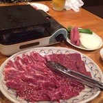 波津馬 - 馬肉焼肉盛り合わせ