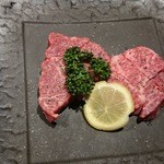 おかき - 赤身のステーキ