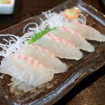 海鮮食堂 じゃこや - 鯛刺身 (410円) '15 1月上旬