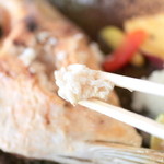 海鮮食堂 じゃこや - オリーブハマチのかま塩焼き (432円) '15 1月上旬