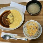 FOOD FACTORY FLEX - 260225水　佐賀　FOOD FACTORY FLEX　オムライス定食900円