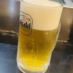 やきとり海賊 - 生ビール