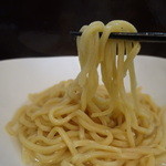 麺屋 波 - 太麺あつもりアップ