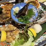 駱駝別邸 - 小皿鉢（しょうさわち）⇒全部、美味しかった！二人で丁度ええボリュームで美味しかったです！