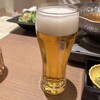 全席個室 六献 - 生ビールはスーパードライ