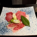 燒肉 喰心 - 『カルビロース』『赤身』『霜降り』