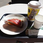 タリーズコーヒー - 料理写真:パイとアイスティー