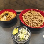 名代富士そば - 料理写真:ミニ親子丼セット
