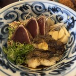 土佐料理 司 - 鰹たたき　ウツボのたたき
