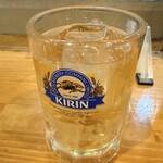 川の先の上 - ハイボール450円　けっこう濃かったです