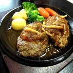 肉工房 薩摩山 - 和牛＆黒豚ハンバーグ