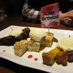 Kenの厨房 - サプライズなデザートの盛り合わせ