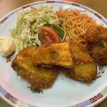 ムツヤ - 料理写真:茄子はさみあげ