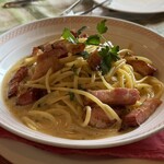 香草イタリア料理あらじん - 昔ながらのカルボナーラ　1,400円
