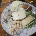 栄屋酒場 - かき豆腐鍋(1)(2014.11)