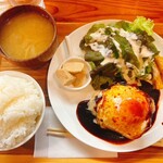あおみどり - 定食　白ごはんは大でお願いしました。