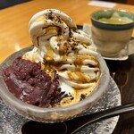 藍花 - コーヒーぜんざい（伊豆のぐり茶付）1,080円