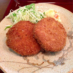 知多大府屋たがや - 知多牛コロッケ定食 550円