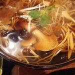幸七 - キノコそば大盛り