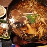 幸七 - キノコそば大盛り