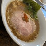 麺乃はる - 濃厚魚介鶏白湯醤油そば1000円