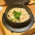 広尾小野木 - 蟹バター炊き込みご飯