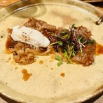 広尾小野木 - 牛肉とフグの白子