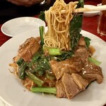 楽園 - 牛バラ焼きそば