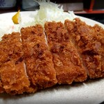定食屋 北彩 - とんかつ定食(￥950)
