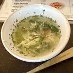 Cafe au lait Tokyo/カフェオレトーキョーヨル - サンドウィッチにセットのスープ