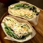 Cafe au lait Tokyo/カフェオレトーキョーヨル - てりたまチキンのサンドウィッチ