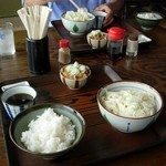信濃屋 - もつ煮定食 夏仕様（冷）
