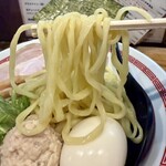 麺屋33 - 特製麻辣醤油つけ麺(麺リフト)