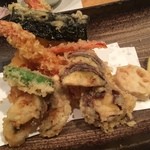 和DINING あらた - 天ぷら盛り合わせ１８００円