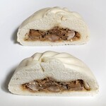 新宿中村屋 Bonna - 天成肉饅 断面