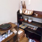 そば舎・中中 - 内観：食器類