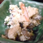 そば舎・中中 - 昼のおきまり　おからの煮物