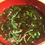 廻鮮寿司 塩釜港 - 海苔汁（H27.1）