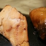 寿しの吉乃 - 煮穴子と焼き穴子